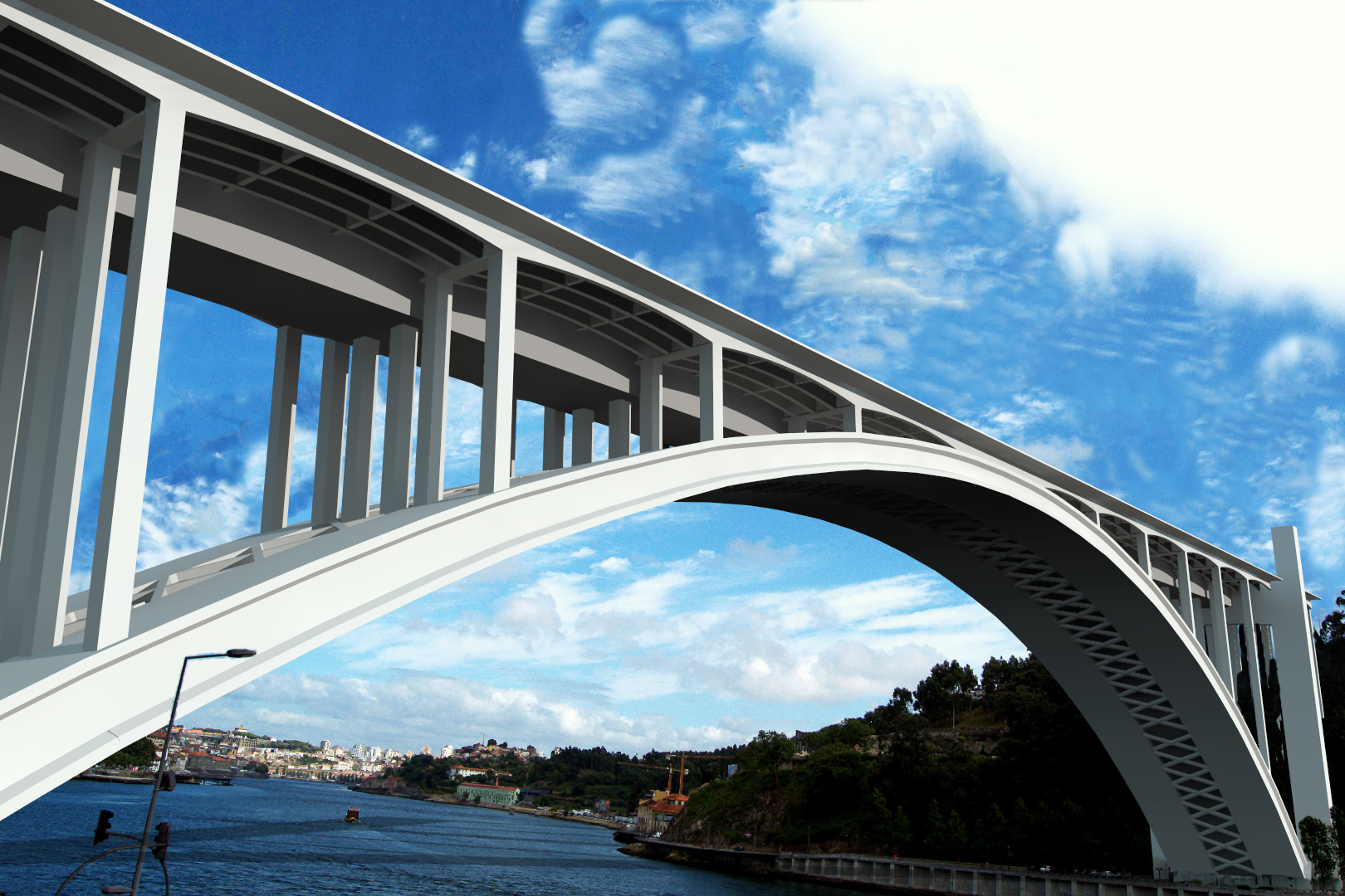 Adaptação da Ponte da Arrábida ao Metro Ligeiro